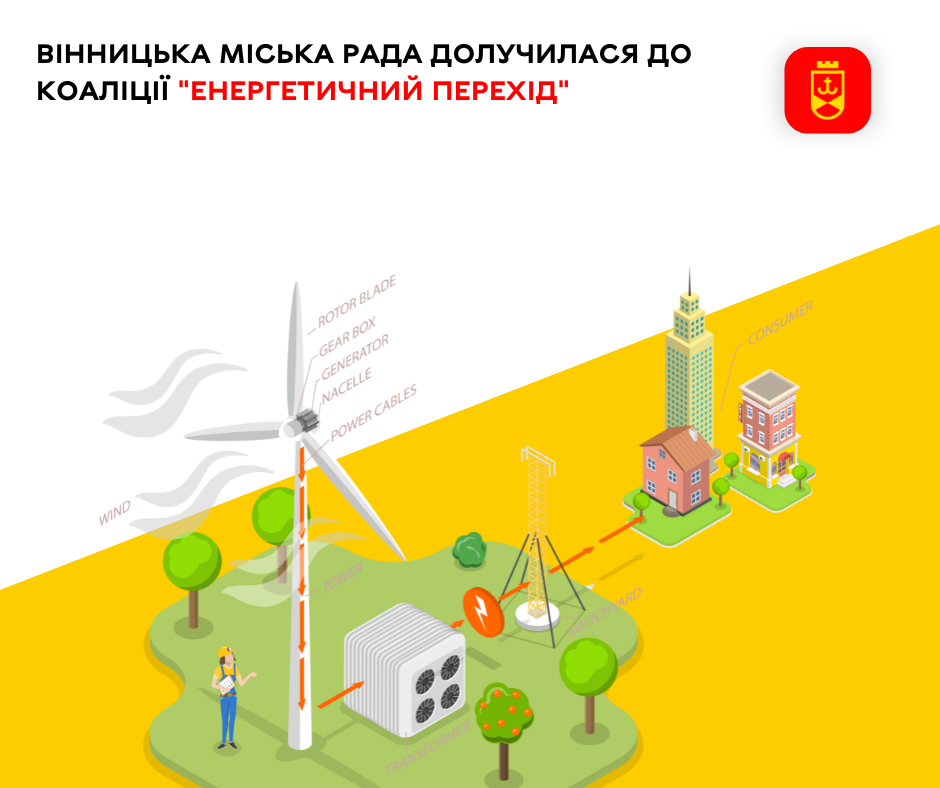 Вінницька міська рада долучилася до коаліції «Енергетичний перехід» 